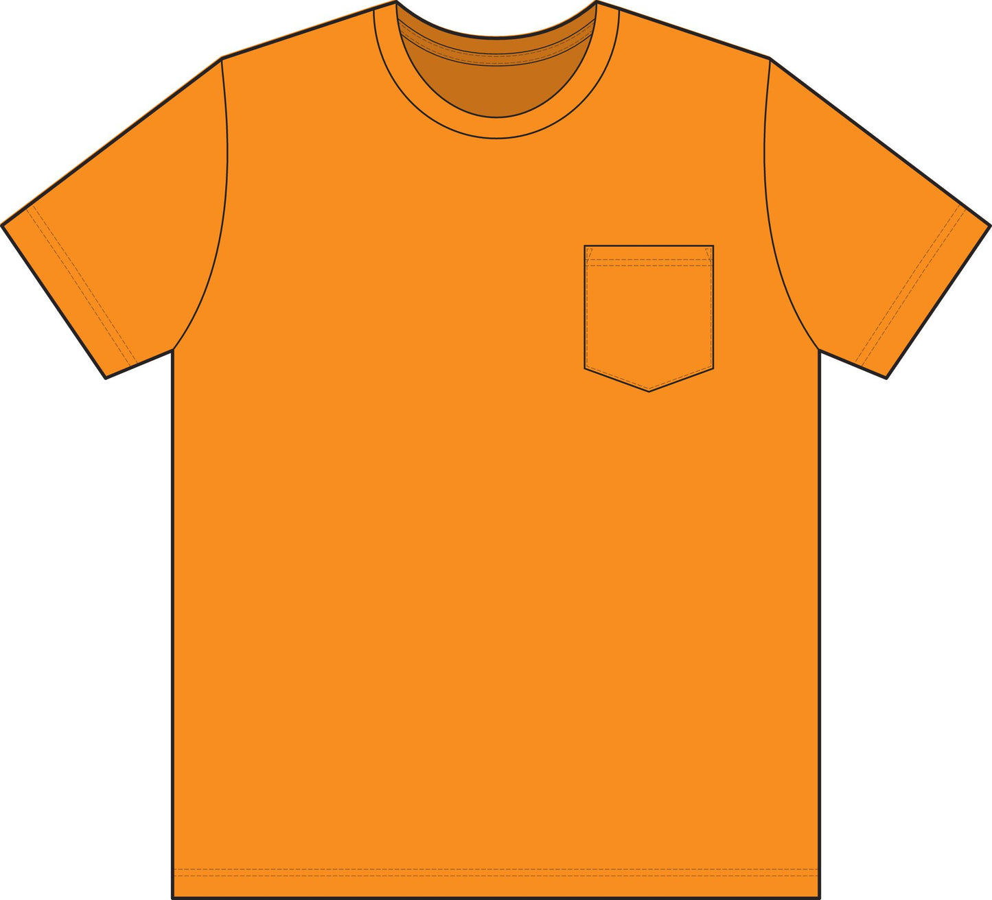 Unisex Workwear Pocket T-Shirt