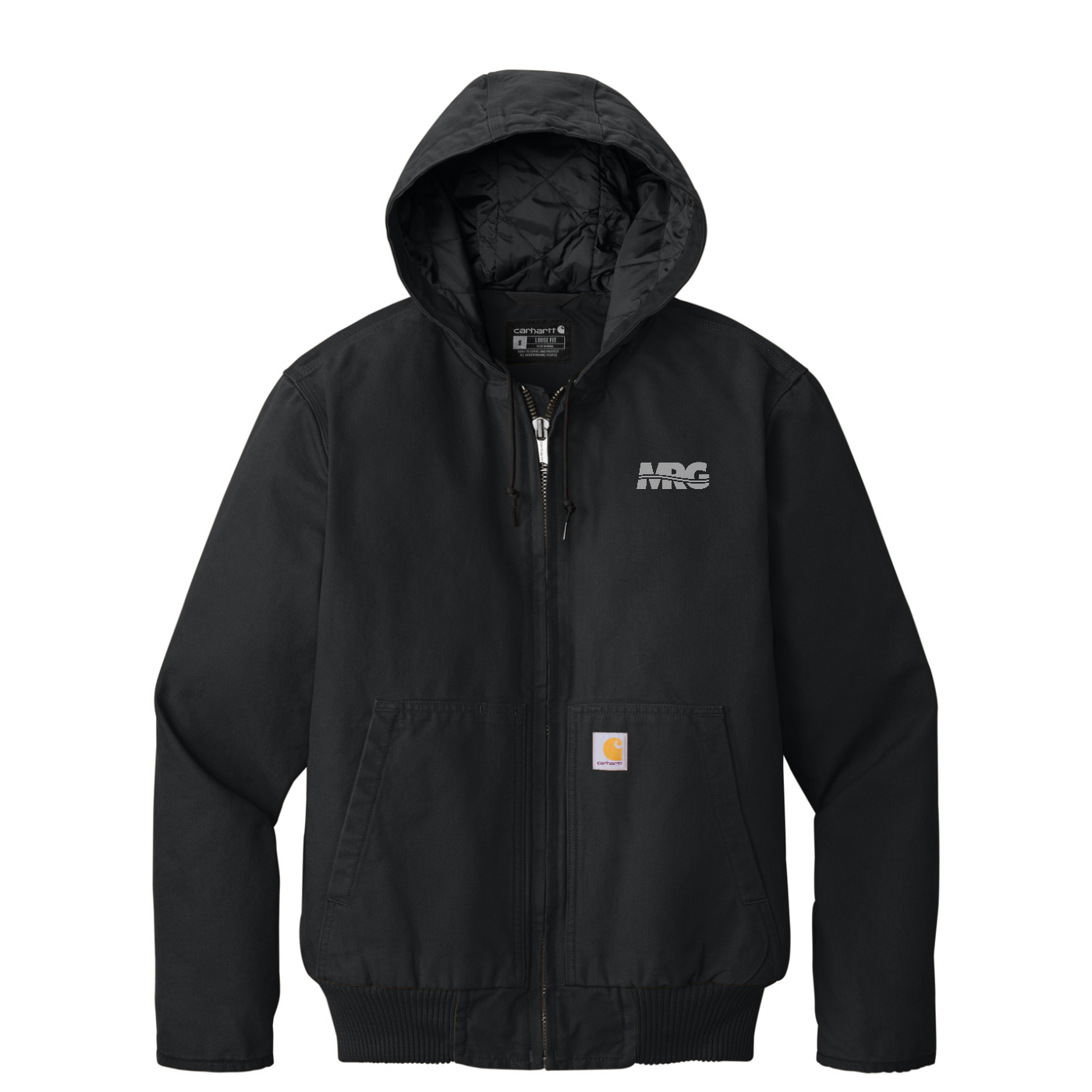 Carhartt Washed Duck Active Jac — Black