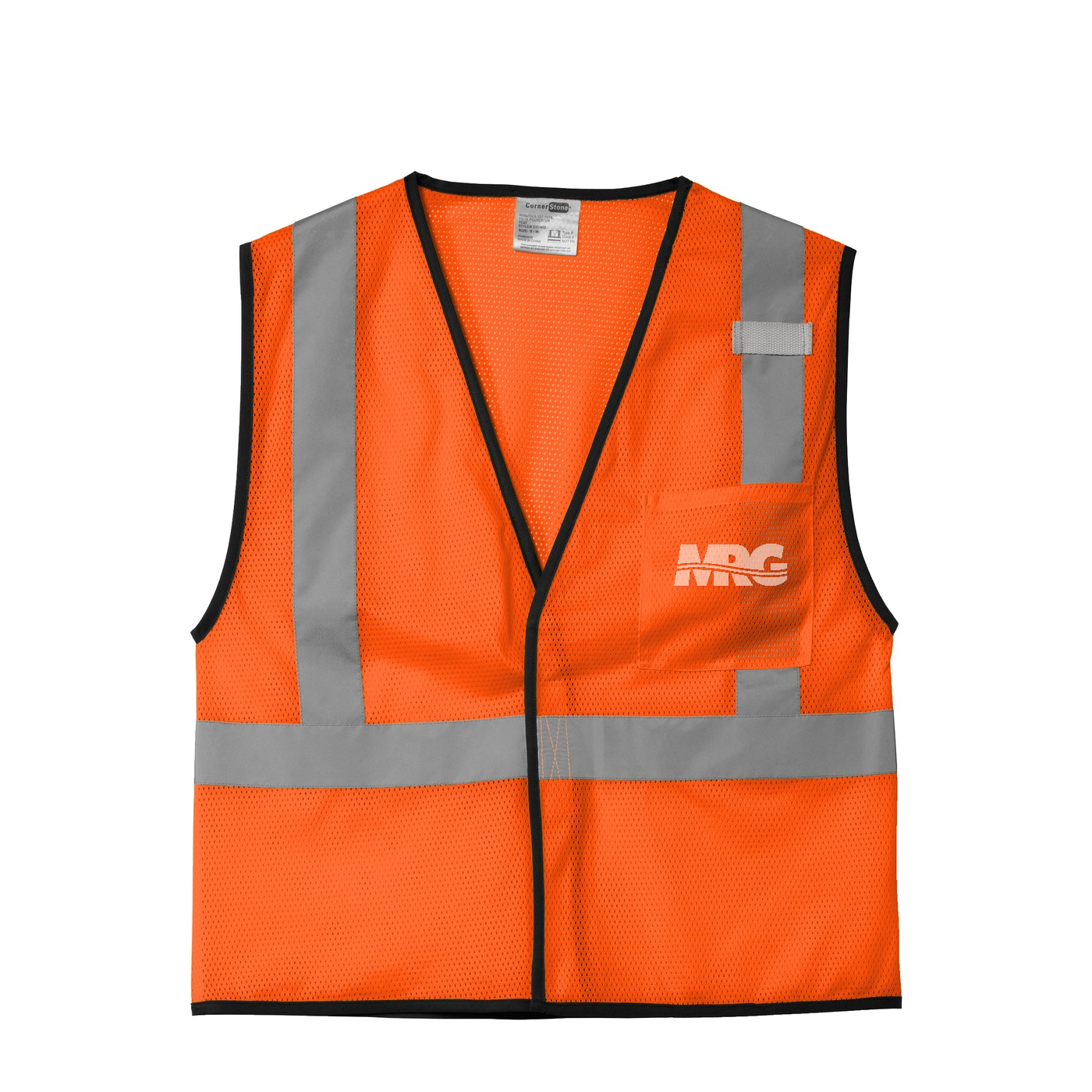 ANSI 107 Class 2 Economy Mesh One-Pocket Vest
