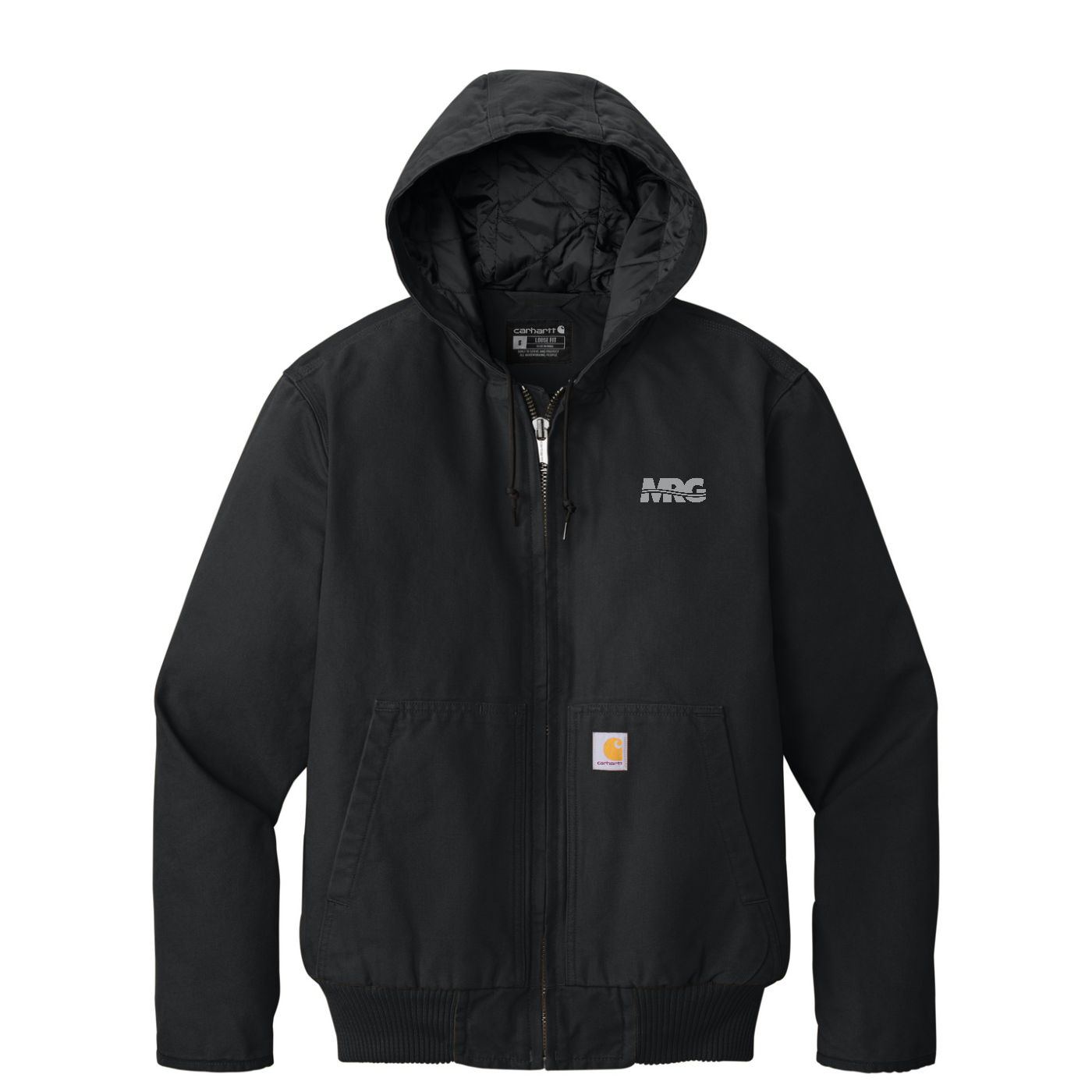 Carhartt Washed Duck Active Jac — Black