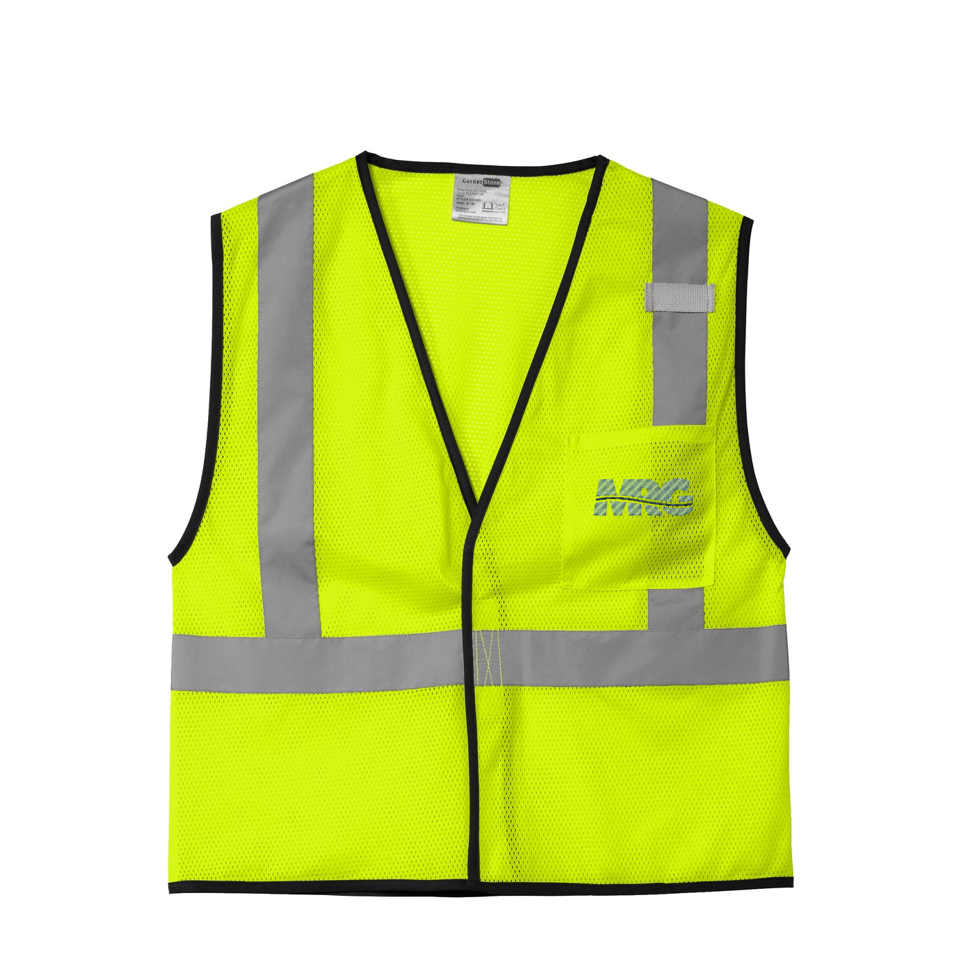 ANSI 107 Class 2 Economy Mesh One-Pocket Vest